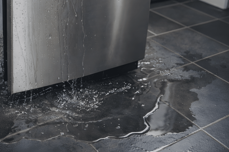dishwasher is leaking a lot