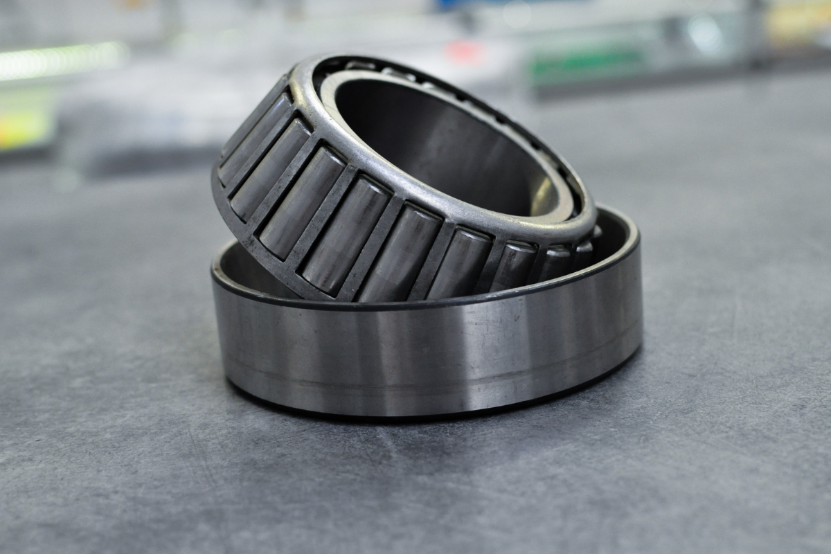 Worn motor bearing similar to those that cause grinding oven fan noise